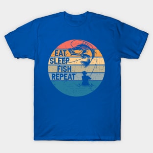 Eat Sleep Fish Repeat T-Shirt